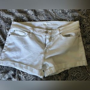 7 For All Mankind white shorts